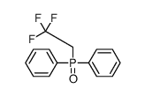 DIPHENYL(2,2,2-TRIFLUOROETHYL)PHOSPHINE OXIDE Structure