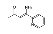 4-amino-4-pyridin-2-ylbut-3-en-2-one Structure