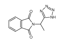 N-[1-(1H-tetrazol-5-yl)-ethyl]-phthalimide结构式