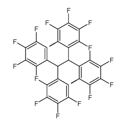 1,1,2,2-Tetrakis(pentafluorophenyl)ethane Structure
