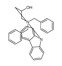 1-carbazol-9-yl-3-(dibenzylamino)propan-2-ol结构式