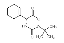 boc-2,5-dihydro-d-phenylglycine structure