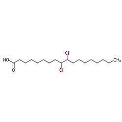 9,10-Dichlorostearic acid structure