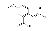 2-(2,2-dichloroethenyl)-5-methoxybenzoic acid Structure