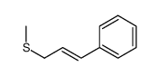 3-methylsulfanylprop-1-enylbenzene结构式