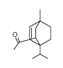 1-(1-methyl-4-propan-2-yl-5-bicyclo[2.2.2]oct-2-enyl)ethanone Structure