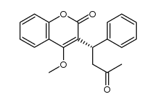 (S)-4-Methoxywarfarin Structure