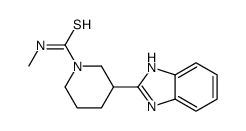 1-Piperidinecarbothioamide,3-(1H-benzimidazol-2-yl)-N-methyl-(9CI)结构式