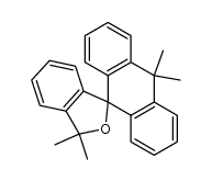 3',3',10,10-Tetramethyl-spiro[anthracen-9(10H),1'3H-isobenzofuran] Structure