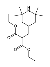 (2,2,6,6-tetramethyl-piperidin-4-ylmethyl)-malonic acid diethyl ester Structure