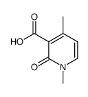 1,4-dimethyl-2-oxopyridine-3-carboxylic acid结构式