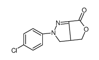 2-(4-chlorophenyl)-3a,4-dihydro-3H-furo[3,4-c]pyrazol-6-one Structure