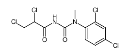 1-(2,4-Dichloro-phenyl)-3-(2,3-dichloro-propionyl)-1-methyl-urea结构式