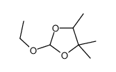 2-ethoxy-4,4,5-trimethyl-1,3-dioxolane结构式