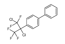 1-(1,2-dichloro-1,1,3,3,3-pentafluoropropan-2-yl)-4-phenylbenzene结构式