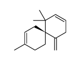 (6R)-5,5,9-trimethyl-1-methylidenespiro[5.5]undeca-3,9-diene Structure