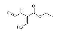 2-(Formylamino)-3-hydroxy-2-propenoic Acid Ethyl Ester Structure