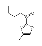 2-butylsulfinyl-4-methyl-1,3-oxazole Structure