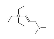 N,N-dimethyl-3-triethylsilylprop-2-en-1-amine Structure