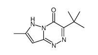 3-tert-butyl-7-methyl-6H-pyrazolo[5,1-c][1,2,4]triazin-4-one结构式