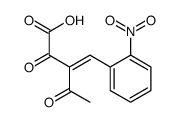 3-[(2-nitrophenyl)methylidene]-2,4-dioxopentanoic acid Structure