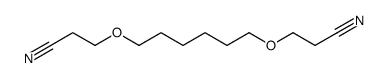 3-[6-(2-cyanoethoxy)hexoxy]propanenitrile Structure