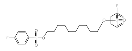 Benzenesulfonic acid,4-fluoro-, 1,10-decanediyl ester (9CI)结构式