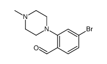 4-Bromo-2-(4-methylpiperazino)benzaldehyde Structure