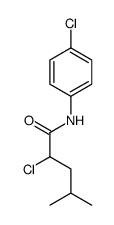 2-chloro-N-(4-chlorophenyl)-4-methylpentanamide结构式