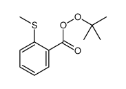 tert-butyl 2-methylsulfanylbenzenecarboperoxoate Structure