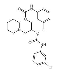 [1-[(3-chlorophenyl)carbamoyloxy]-3-(1-piperidyl)propan-2-yl] N-(3-chlorophenyl)carbamate picture