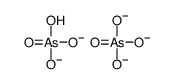 hydrogen arsorate,trioxido(oxo)-λ5-arsane Structure