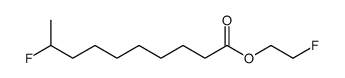 9-Fluorodecanoic acid 2-fluoroethyl ester structure