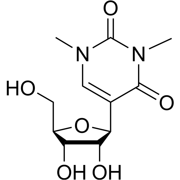 1,3-DIMETHYLPSEUDOURIDINE structure