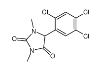 1,3-dimethyl-5-(2,4,5-trichlorophenyl)imidazolidine-2,4-dione Structure