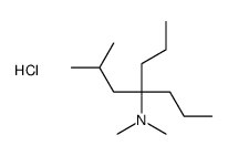 dimethyl-(2-methyl-4-propylheptan-4-yl)azanium,chloride结构式