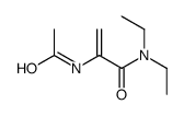 2-Propenamide,2-(acetylamino)-N,N-diethyl- Structure