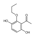Ethanone, 1-(3,6-dihydroxy-2-propoxyphenyl)- (9CI)结构式