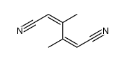 3,4-dimethylhexa-2,4-dienedinitrile结构式