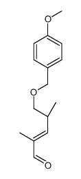 (4R)-5-[(4-methoxyphenyl)methoxy]-2,4-dimethylpent-2-enal Structure