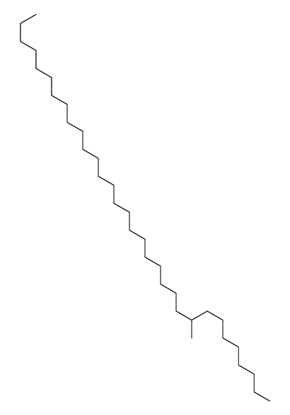 9-methyldotriacontane Structure