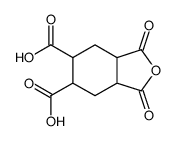 1,3-dioxo-3a,4,5,6,7,7a-hexahydro-2-benzofuran-5,6-dicarboxylic acid Structure