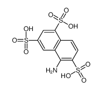 5-aminonaphthalene-1,3,6-trisulfonic acid Structure