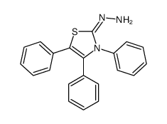 (3,4,5-triphenyl-1,3-thiazol-2-ylidene)hydrazine结构式