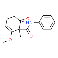 2-Cyclohexene-1-carboxamide,2-methoxy-1-methyl-6-oxo-N-phenyl-(9CI) picture