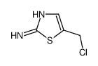 5-(chloromethyl)-1,3-thiazol-2-amine结构式