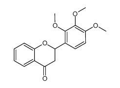 2-(2,3,4-trimethoxy-phenyl)-chroman-4-one结构式