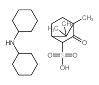 N-cyclohexylcyclohexanamine; 4,7,7-trimethyl-3-oxo-norbornane-2-sulfonic acid Structure