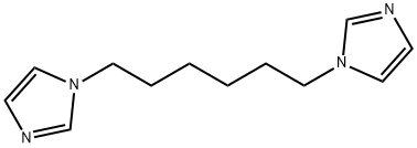 1,1'-(1,6-hexanediyl)bisimidazole structure