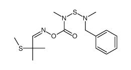 [(E)-(2-methyl-2-methylsulfanylpropylidene)amino] N-[benzyl(methyl)amino]sulfanyl-N-methylcarbamate结构式